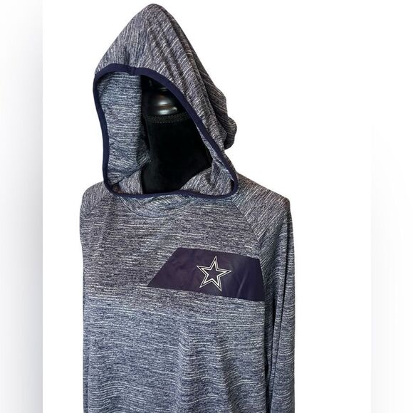 DALLAS COWBOYS AUTHENTIC NFL FOOTBALL LOGO HOODIE MENS SIZE XL - Picture 9 of 11